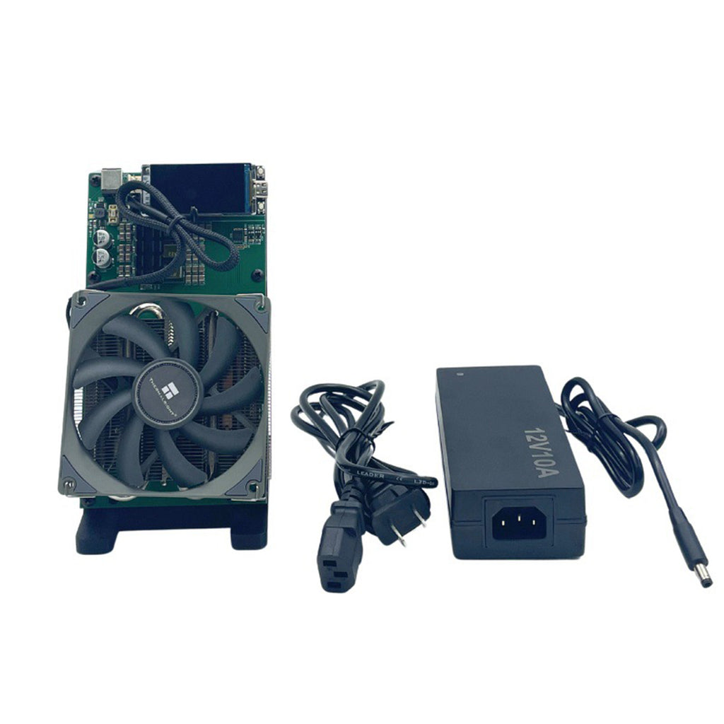 Nerdqaxe++ Bitcoin Miner 4.8TH/s Hashrate 75W Low Power BM1370 Chip Lottery Miner Open-Source for Home Efficiency Crypto Miners for BTC Solo Mining Machine