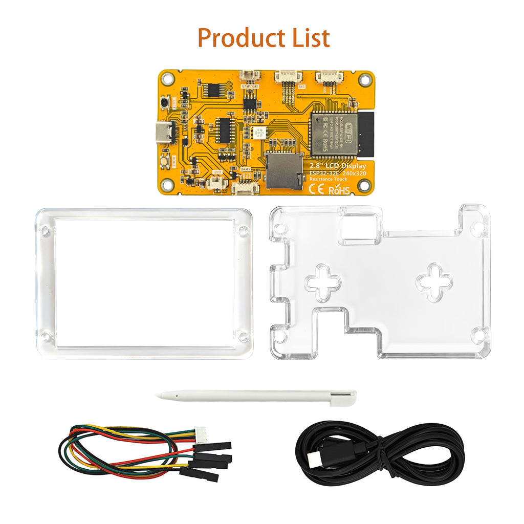 Syllorex Bitcoin Solo Miner 770KH/s ESP32 2.8" Display Mini Bitcoin Lottery Miner Crypto Miner Machine 2.4G WIFI USB Plug & Play Desktop Bitcoin Mining Kit for Educational Learning